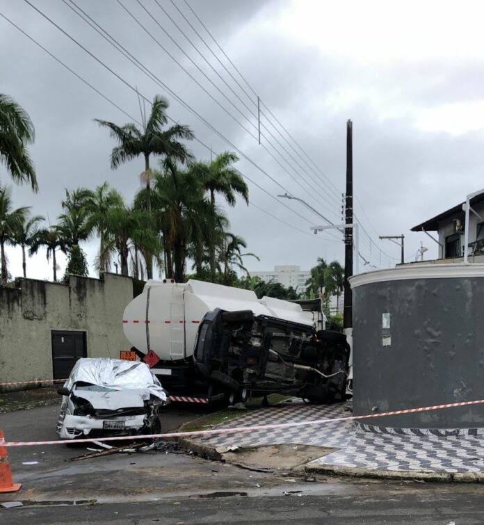 acidente caminhão tanque