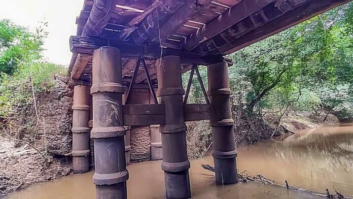 01--interdita-ponte-baguacu--10-01-2025 Foto: Divulgação