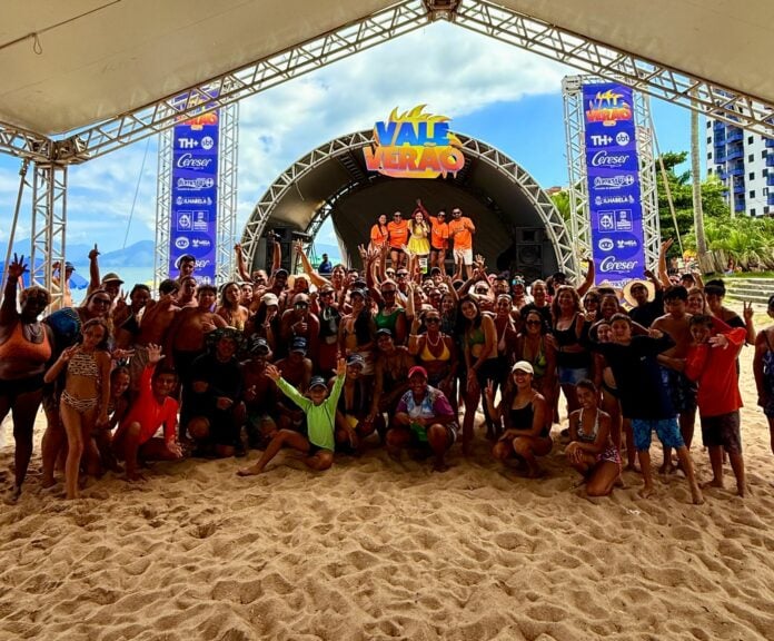 Vale Verão reúne telespectadores e promove prática de atividades físicas em Caraguatatuba