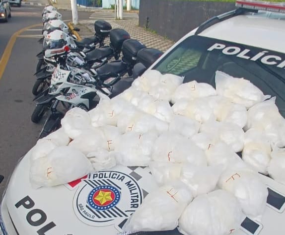 Homem é preso com mais de 25 kg de cocaína em Jacareí