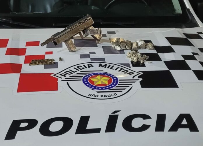 Homem é preso após ser flagrado com uma submetralhadora em Jacareí