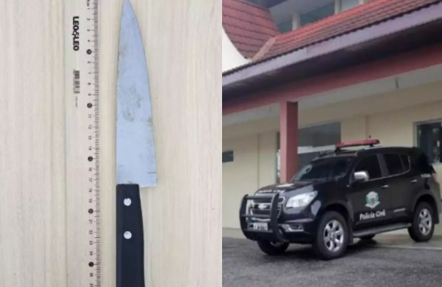 registro mulher esfaqueada