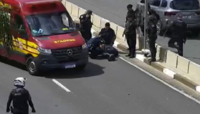 Guarda Municipal sofre acidente na av. Aquidabã em Campinas