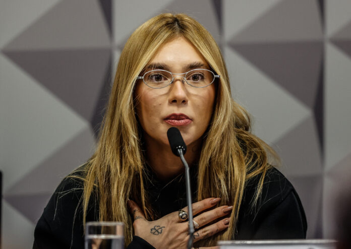 A influencer Vigínia Fonseca depõe na CPI das Bets no Senado Federal| Gabriela Biló/Folhapress