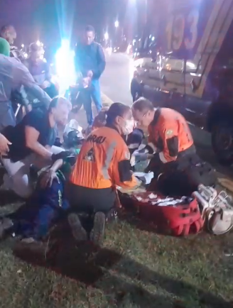 Motoboy fica gravemente ferido por linha de cerol em Campinas Motoboy fica gravemente ferido por linha de cerol em Campinas