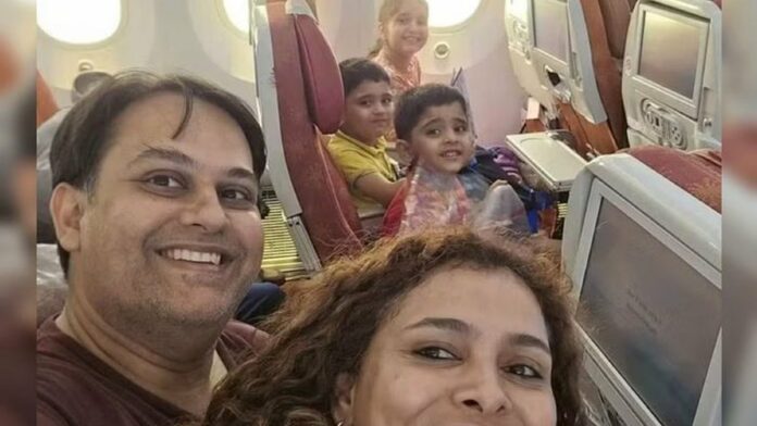 Foto no voo | Reprodução redes sociais