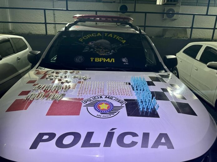 Homem é preso com drogas durante patrulhamento da PM em São José