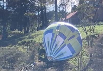 Balão/Reprodução/Defesa Civil Estadual