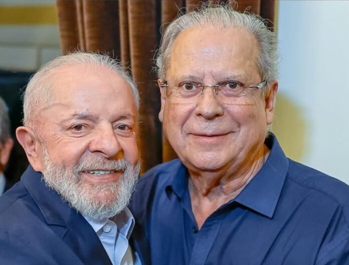 O presidente Lula e o ex-ministro José Dirceu | Reprodução O presidente Lula e o ex-ministro José Dirceu | Reprodução