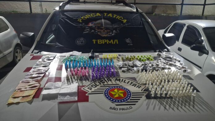 Criminoso é preso por tráfico de drogas durante operação da PM em São José