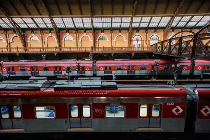 Estação da Luz - Plataformas de embarque - CPTM Estação da Luz - Plataformas de embarque | Foto: Márcia Alves/Metrô SP