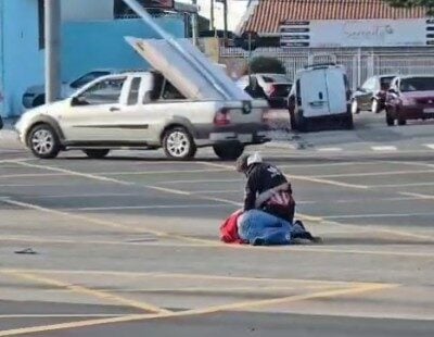 Homem agride mulher no meio da av. Jhon Boyd Dunlop em Campinas