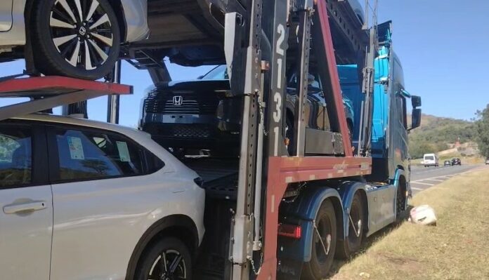 Caminhoneiro é baleado após possível briga de trânsito na Rodovia Dom Pedro I