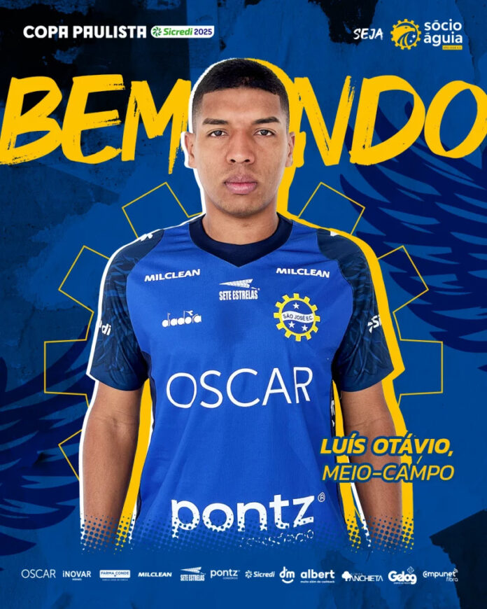 São José anuncia contratação do volante Luis Otávio para a Copa Paulista