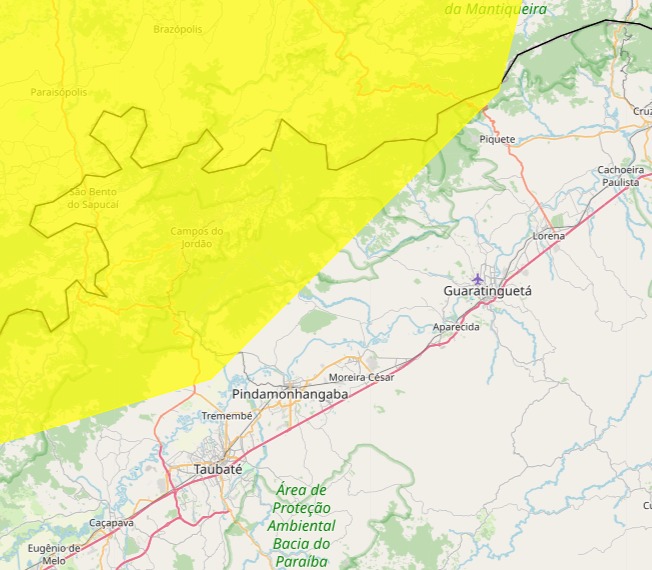Inmet emite alerta de baixa umidade para o Vale do Paraíba nesta quinta (18)