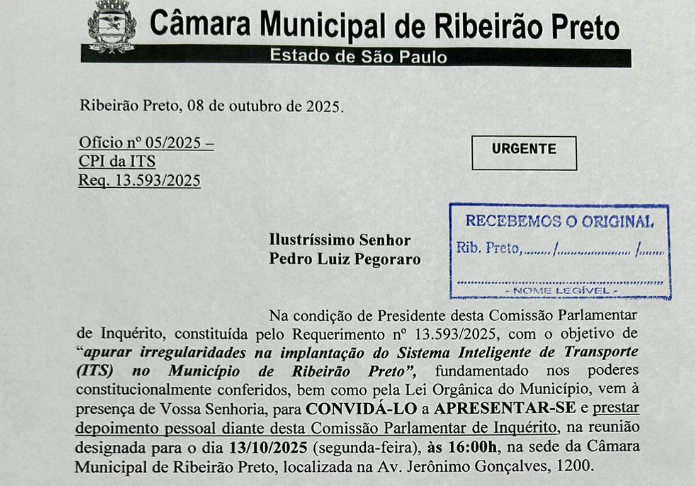 COMUNICADO AUDIÊNCIA CPI DOS SEMAFOROS