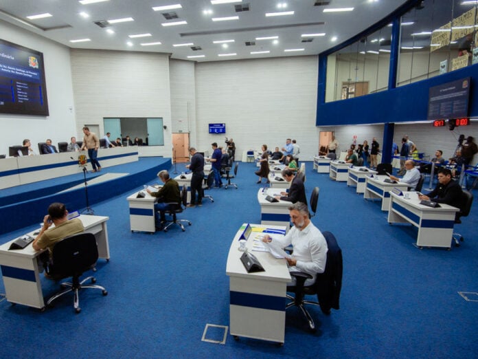 Vereadores votaram 8 projetos e três requerimentos na 61ª sessão | Foto: Cleverson Nunes/CMSJC