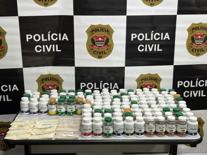 Dono de loja é preso por vender suplementos irregulares Dono de loja é preso por vender suplementos irregulares