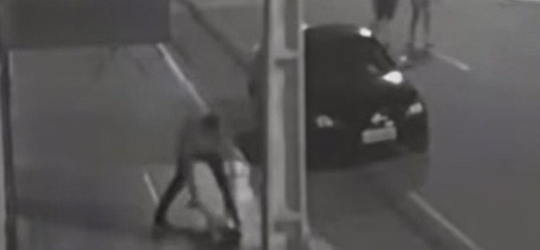 Imagens da agressão circularam nas redes sociais | Foto Reprodução