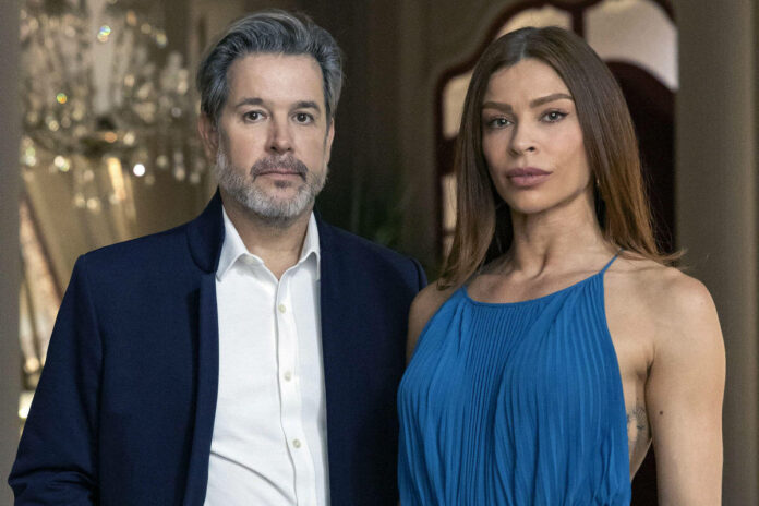 Murilo Benício e Grazi Massafera como Ferette e Arminda | Manoella Mello Globo Murilo Benício e Grazi Massafera como Ferette e Arminda | Manoella Mello Globo