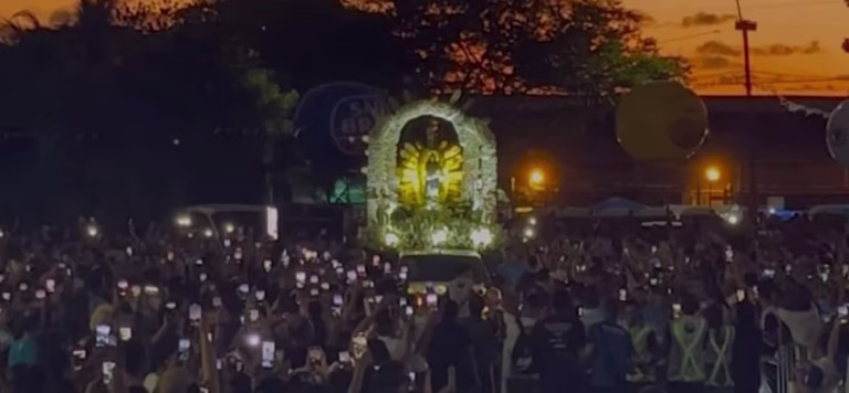 Romaria mobilizou milhares de romeiros ao longo dos 14 km de percurso | Foto Dui Borges