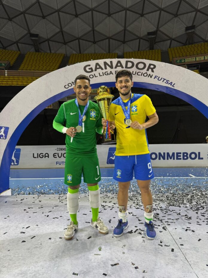 Atletas do São José Futsal conquistam título da Zona Norte da Liga Evolução com a Seleção Brasileira