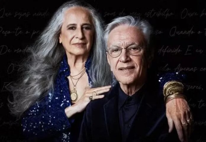 Caetano Veloso e Maria Bethânia são indicados ao Grammy 2026