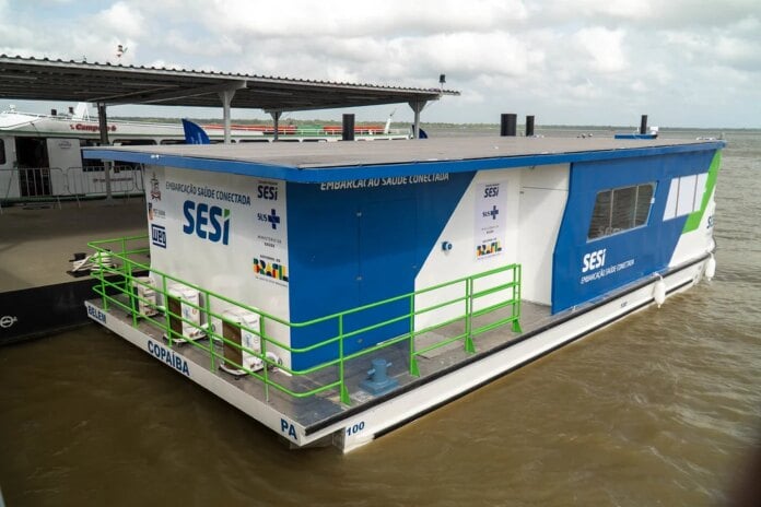 SESI Saúde Conectada leva atendimento especializado à trabalhadores ribeirinhos da Amazônia