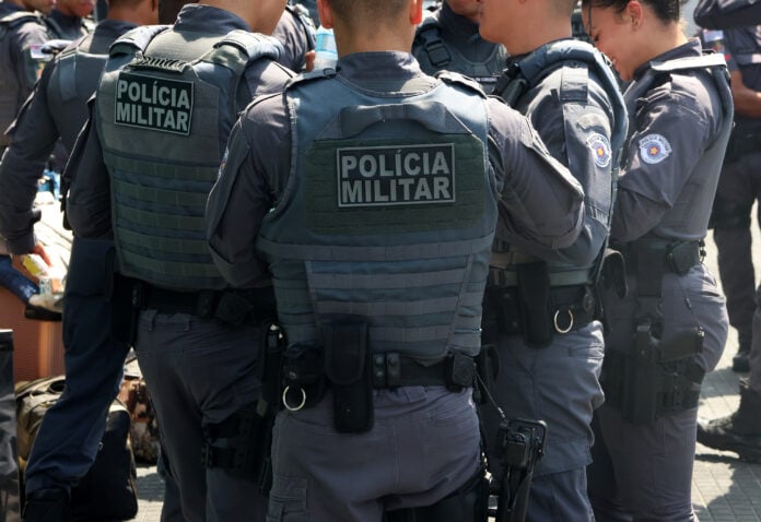 Foto - Cerca de 500 policiais militares chegaram à Cidade nesta segunda-feira (15)