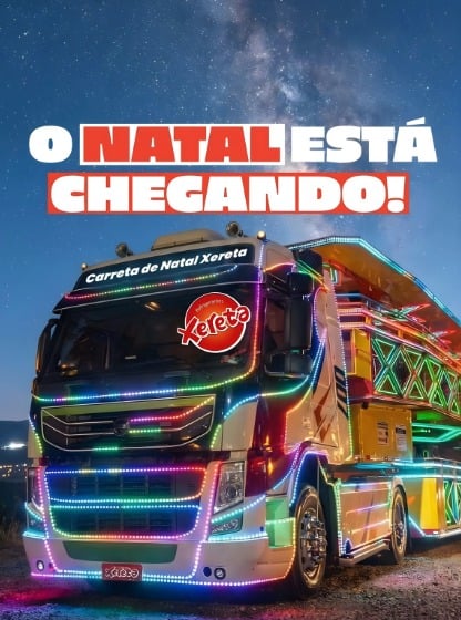 Carreta de Natal Xereta apresenta show de luzes gratuito em Piracicaba Carreta de Natal Xereta apresenta show de luzes gratuito em Piracicaba