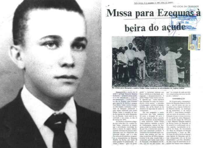 ezequiel paraibano Estado brasileiro retifica certidão de óbito de paraibano morto pela Ditadura Militar
