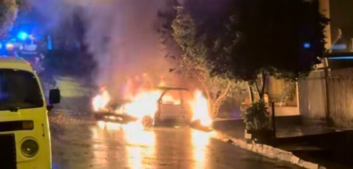 incêndio carro