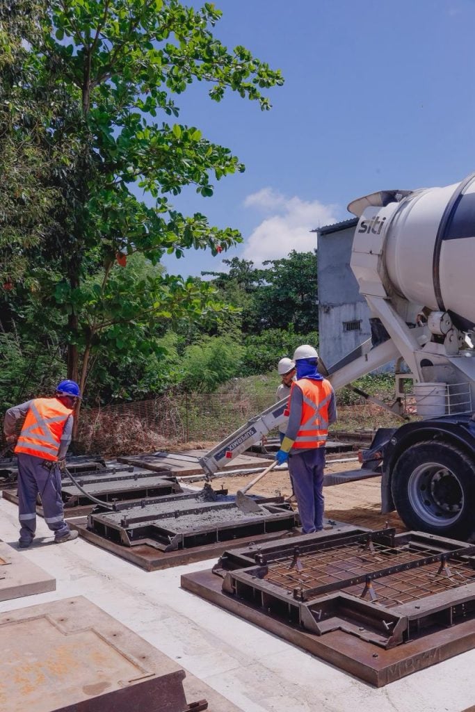 obras-ponte-valentina A construção da ponte visa otimizar o fluxo de veículos entre os bairros de Mangabeira e Valentina, em João Pessoa