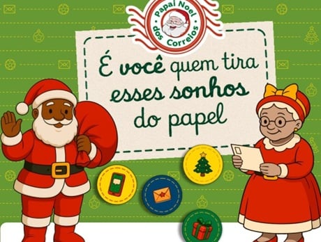 Papai Noel dos Correios mobiliza adoções e aquece o Natal de milhares de crianças