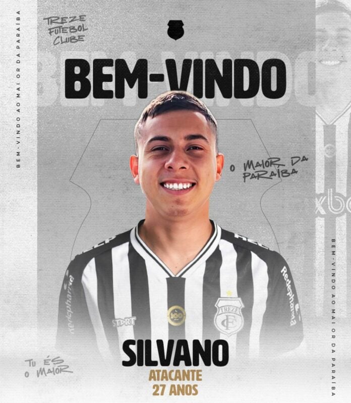 silvano-treze Com a chegada do jogador, o Treze alcança 24 nomes confirmados para compor o elenco que disputará as competições de 2026