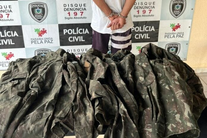 suspeito cabedelo Segundo a polícia, essas peças são usadas por grupos envolvidos em disputas por áreas de tráfico. A prisão foi comunicada à Justiça