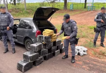 Homem procurado pela Justiça é preso com mais de 260 kg de droga