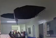 Teto de policlínica desaba em Pedras de Fogo e deixa três feridos
