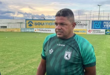 Sousa demite técnico Washington Luiz a uma rodada do fim da fase de grupos da Série D