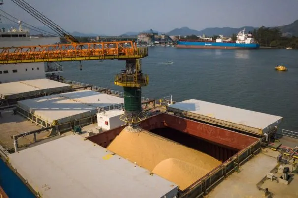 Porto de Santos registra movimentação de 109,5 milhões de toneladas em 2026