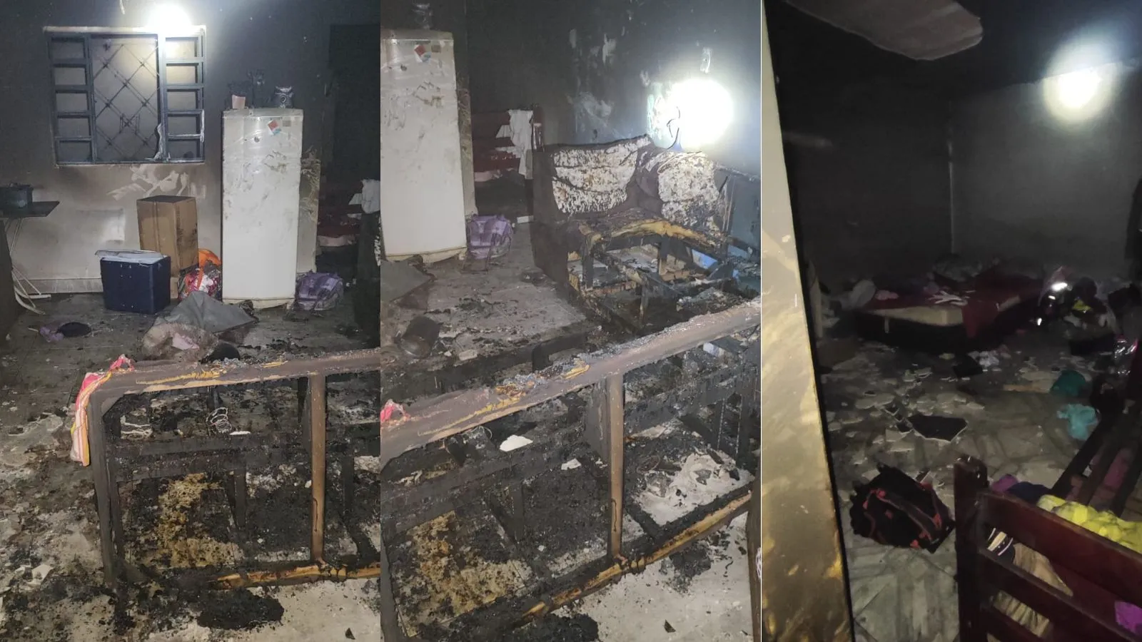Mulher deixa 3 crianças sozinhas e é presa após casa pegar fogo em Engenheiro Coelho
