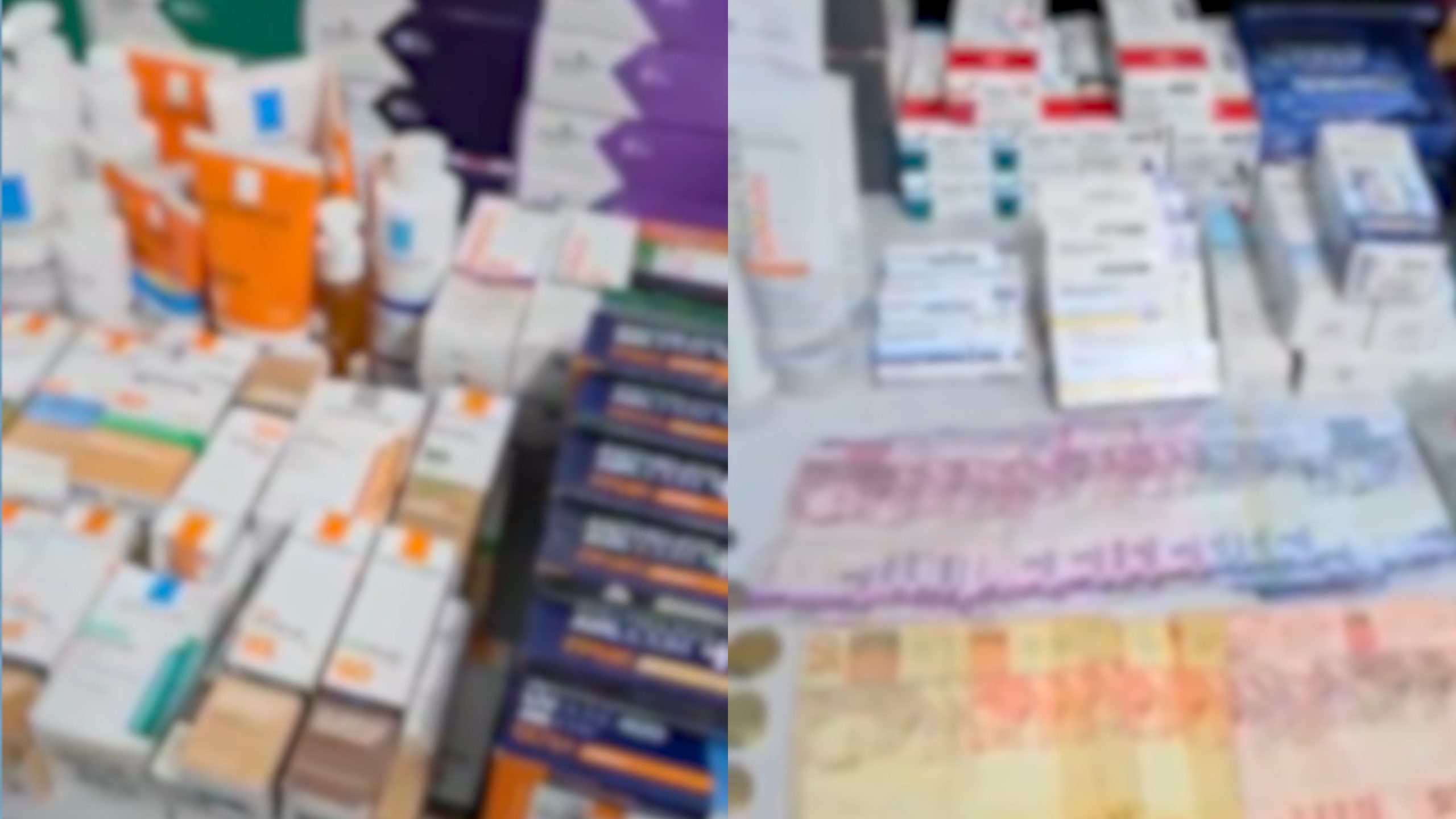 Patrulhamento intercepta roubo em farmácia e recupera R$100 mil em produtos furtados; dois menores foram apreendidos