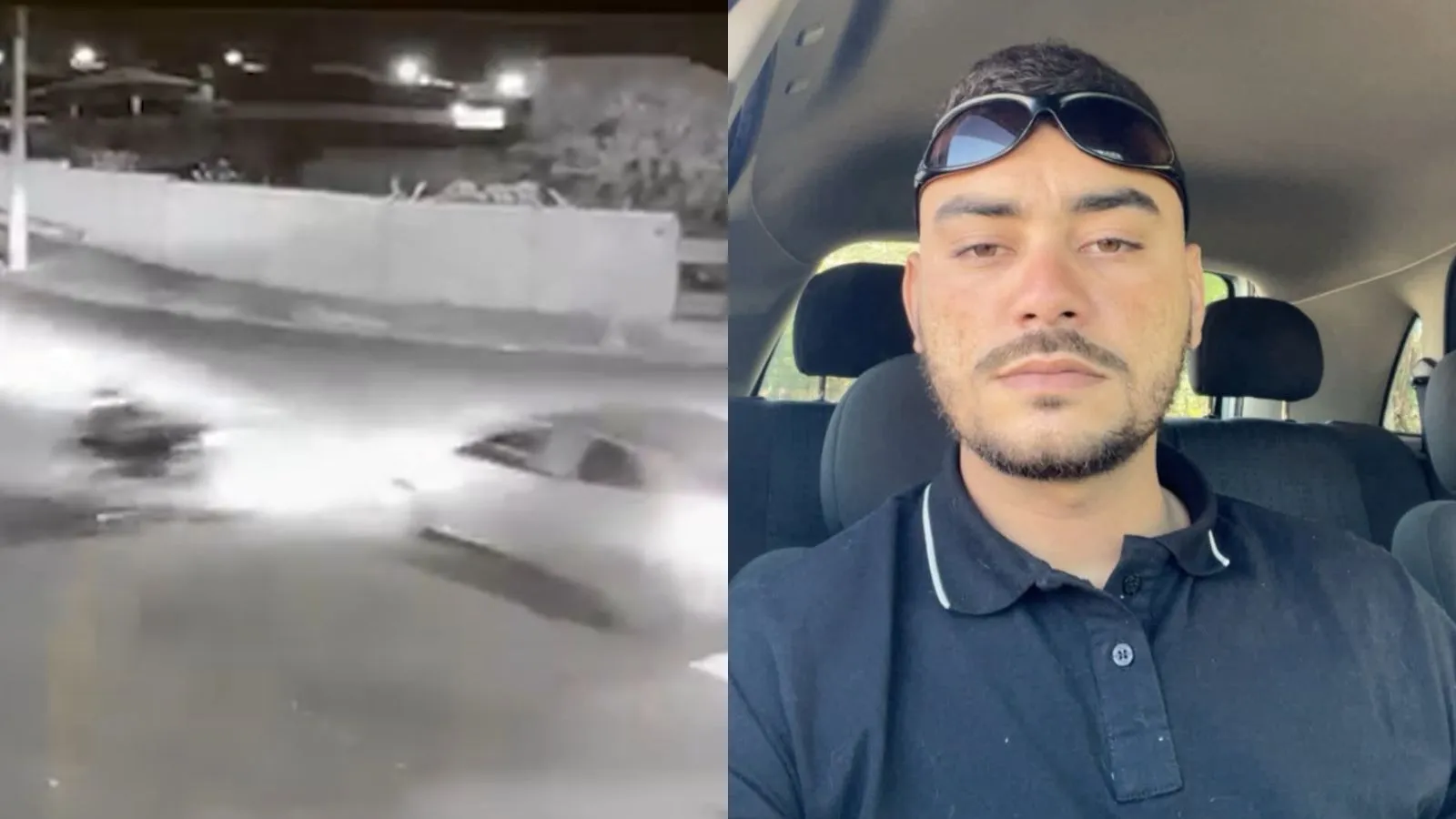 Vídeo: Motociclista de 27 anos morre após ser atingido por motorista bêbado
