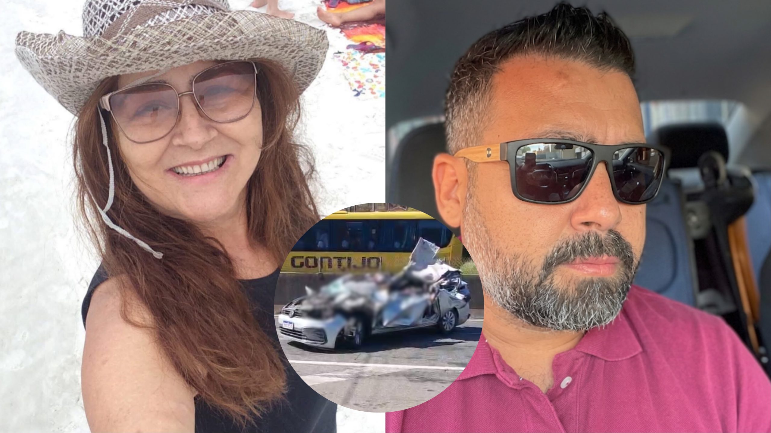 Mãe e filho: Vítimas do acidente na passarela da Rod. Fernão Dias são identificadas
