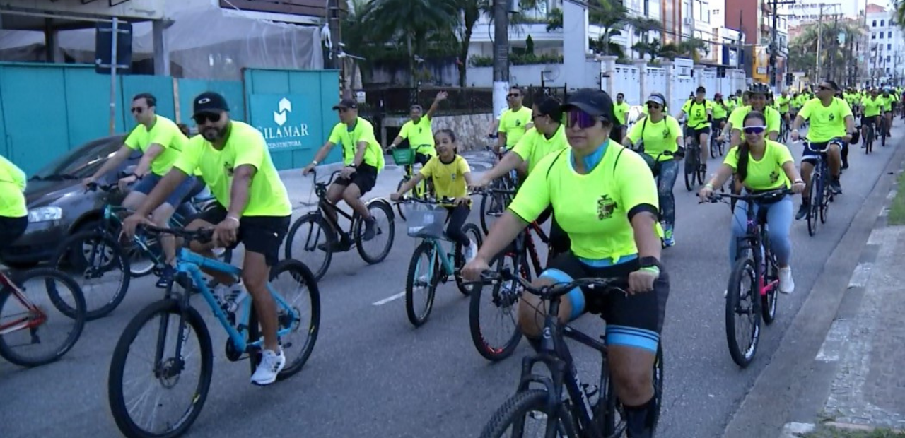 3° Pedal da Saúde movimentou Santos neste domingo