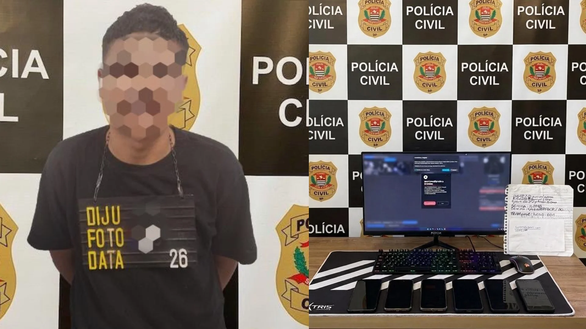 Adolescente de 15 anos é suspeito de integrar rede virtual ligada à exploração infantil em Santos
