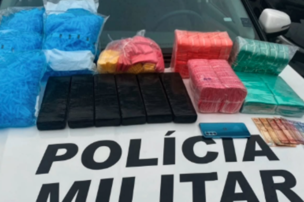 Homem é preso e quase 5 kg de drogas são apreendidas em São Vicente