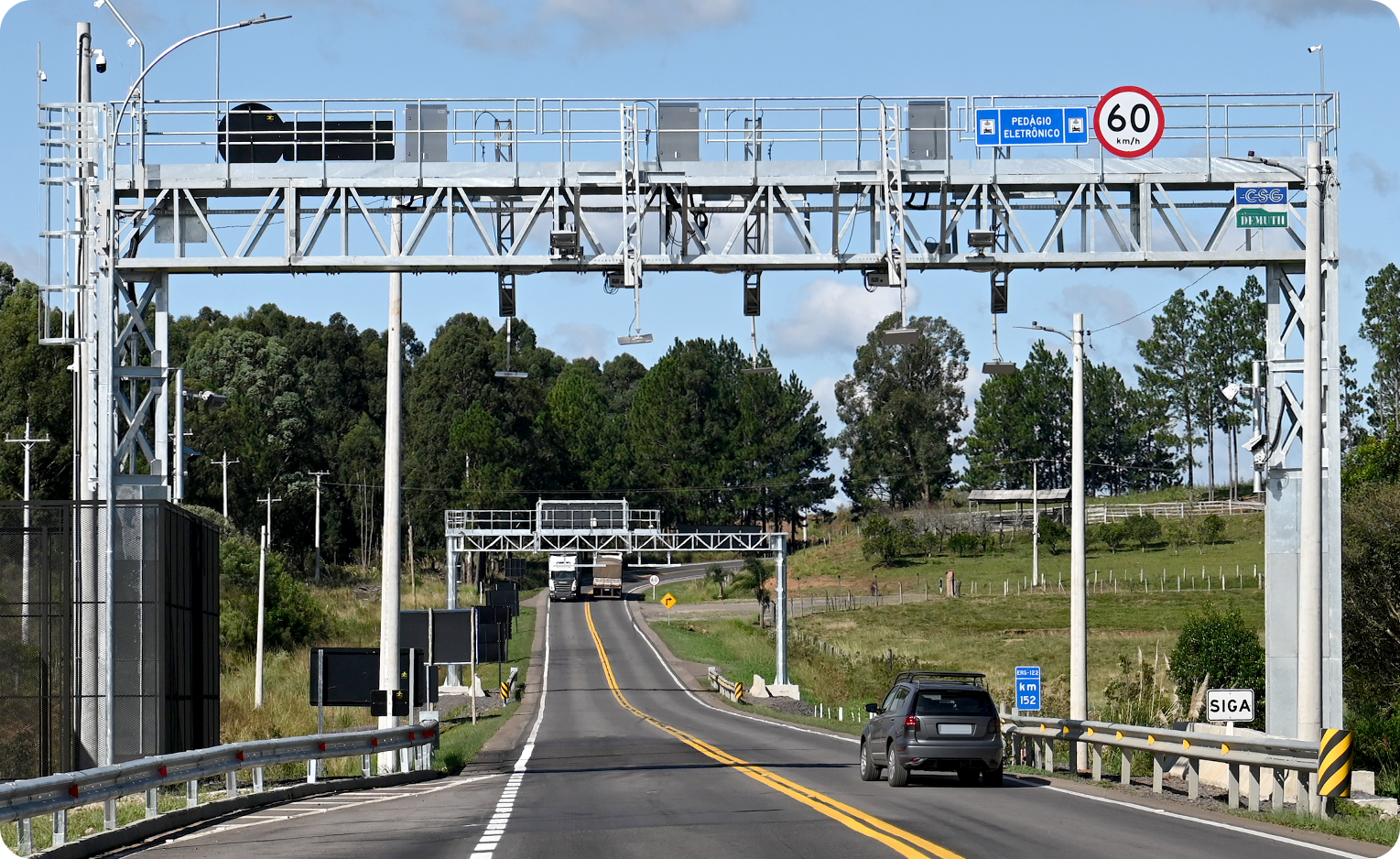 CNH passa a avisar sobre pedágio Free Flow
