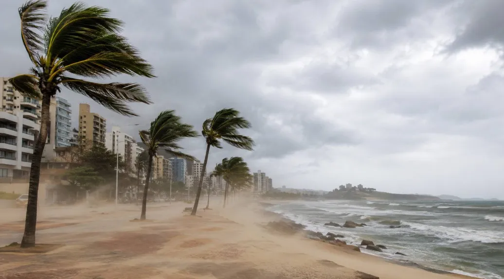 Inmet emite alerta de vendaval para SP, RJ e ES devido à formação de ciclone extratropical