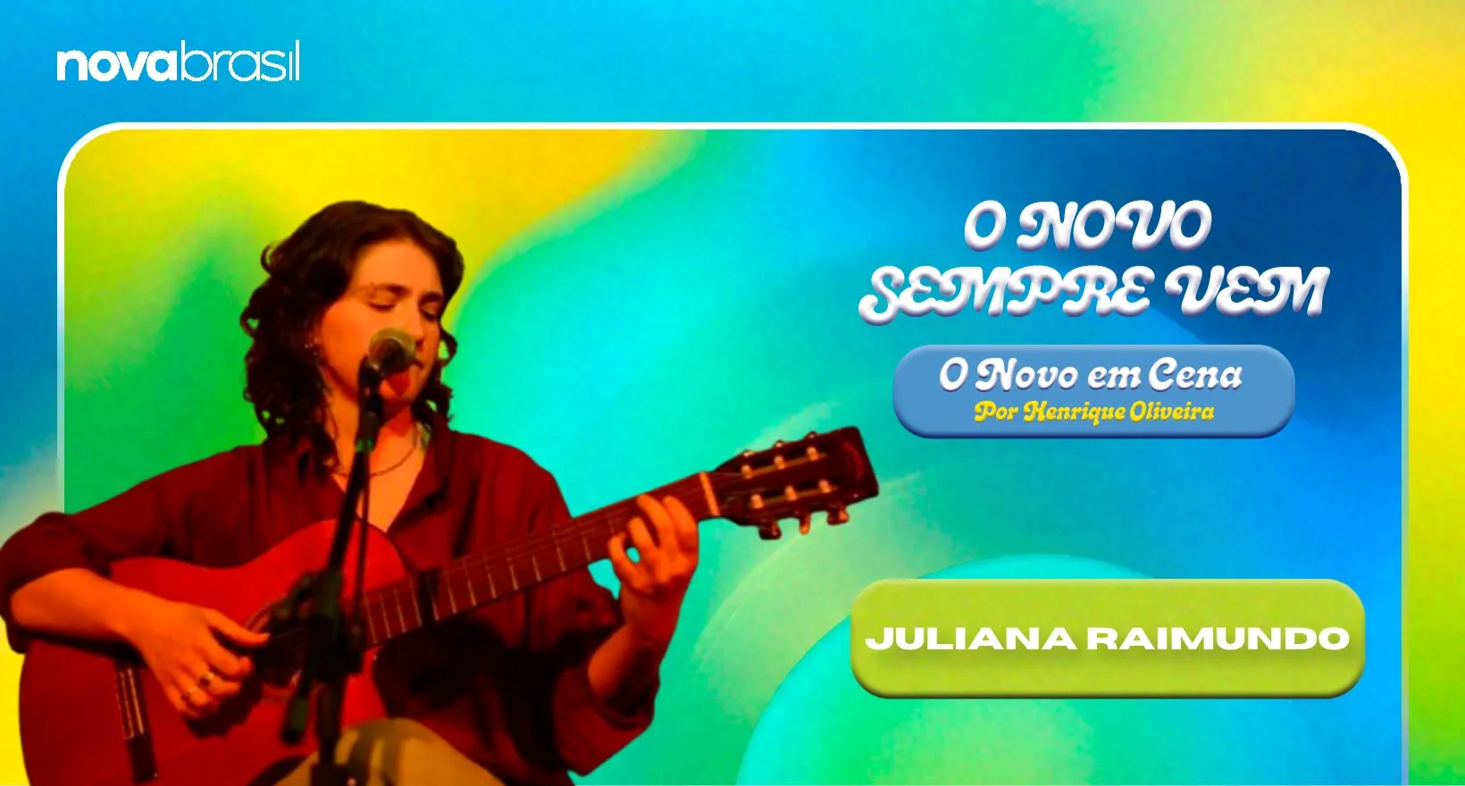 ‘Novo em Cena’: conheça Juliana Raimundo, cantora paulistana que une MPB contemporânea e pop com sensibilidade